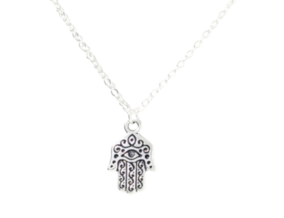 Eye of Fatima Hand of Hamsa Necklace