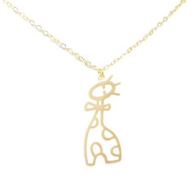 Children's giraffe necklace