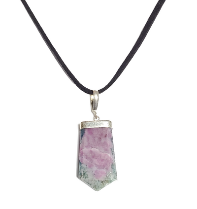 Ruby in Zoisite Pendant Necklace