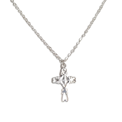 Heart cross necklace
