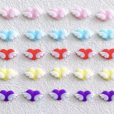 Angel wings 3d charms
