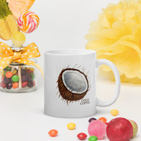 Coco Coffee White glossy mug - Thumbnail 2