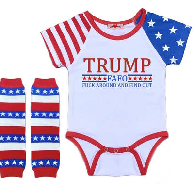 Donald trump fafo funny bodysuit romper outfit shirt set uncensored