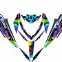 Yamaha Raptor 700 700R graphics kit 2013 2014 2017 to 2025 decals stickers atv-2
