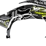 Yamaha YFZ 450R 450X graphics kit 2014 2015 2016 2017 2018 2020 to 2025 decals stickers atv-2