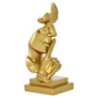 Adam & Friends Home Decor Silence Is Golden Sculpture | Gold | 676685055484-1