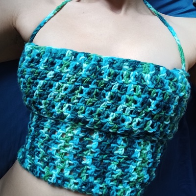 The cozy green top