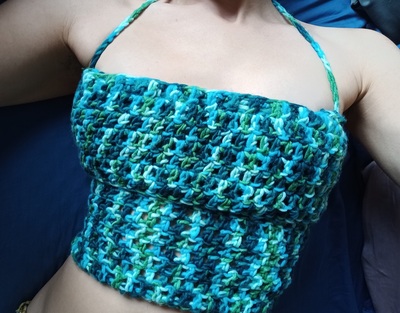The cozy green top