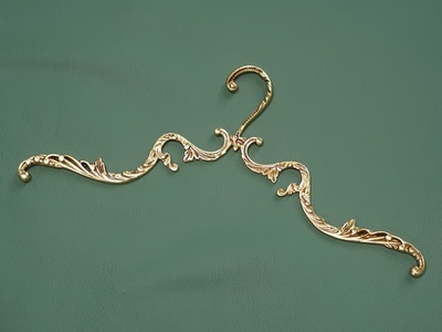 Handmade Solid Brass Clothes Hanger, Antique Vintage Style Wedding Dress Hanger, Bridal Dress Hangers, Home Decor, Wedding Gift