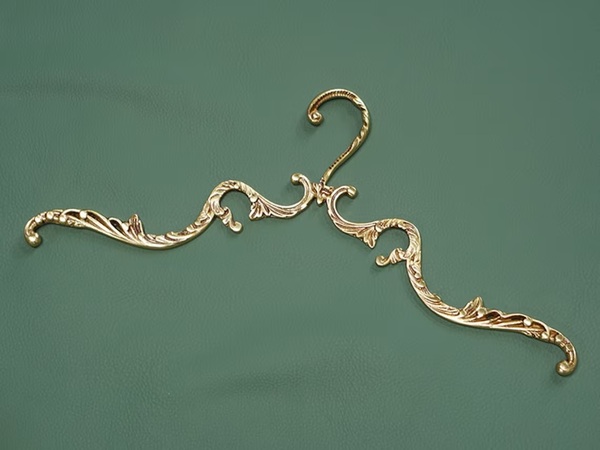 Handmade Solid Brass Clothes Hanger, Antique Vintage Style Wedding Dress Hanger, Bridal Dress Hangers, Home Decor, Wedding Gift