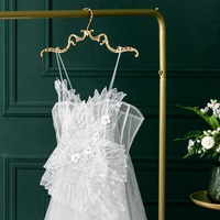 Handmade Solid Brass Clothes Hanger, Antique Vintage Style Wedding Dress Hanger, Bridal Dress Hangers, Home Decor, Wedding Gift - Thumbnail 6