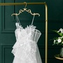 Handmade Solid Brass Clothes Hanger, Antique Vintage Style Wedding Dress Hanger, Bridal Dress Hangers, Home Decor, Wedding Gift-2
