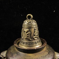 Buy 1 Get 5 pics, Vintage Brass Bells, Rustic Chime VTG Jingle Bell, Brozen Cow Bells, Dharma buddha Tibetan Buddhist Meditation Bell - Thumbnail 6