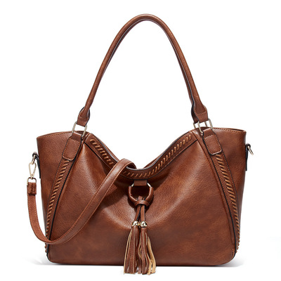 Fashion Tote Bags Shoulder Bag Top Handle Satchel Bags Brown