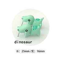 Cartoon Animal Biting Stud Earrings  - Thumbnail 3