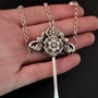 Collection of Chinese handmade Tibetan silver hairpins -4
