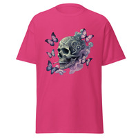 Unisex Skull T-shirt Cubism Style - Tattoo Art Several Colors Men's And Women's - Thumbnail 16