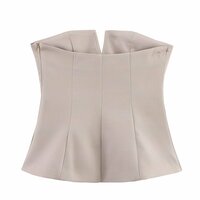 Street Fashion Design Slim Tube Top - Thumbnail 1
