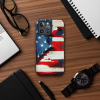 USA Flag Print MagSafe tough case for iPhone - Thumbnail 17