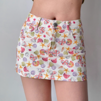Fun Shell Print Skirt - Thumbnail 2