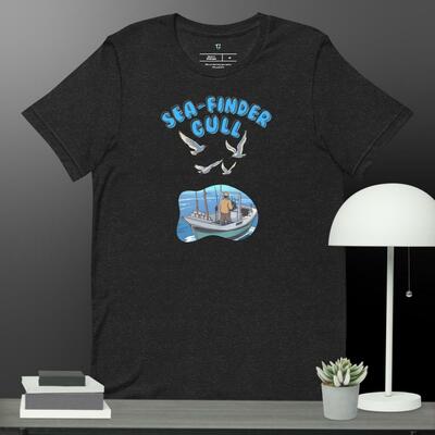 Sea finder gull unisex t-shirt