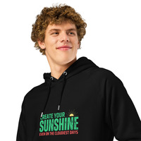 Unisex Organic Side Pocket Hoodie with Front & Back Print - Thumbnail 4
