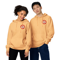 Unisex Midweight Hoodie with Front Embroidery & Bold Back Print - Thumbnail 9