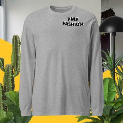Pme fashion black arch unisex long sleeve tee