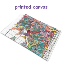Covered Bridge Cross Stitching Kit (30x40cm 14CT Printed canvas) - Thumbnail 1