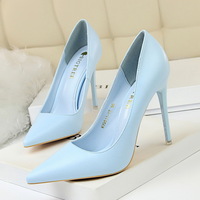 Woman Fashion High Heels Shoes Lady Sweet Wedding Scarpins Pumps Plus Size 34-43 - Thumbnail 2