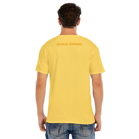 Yellow Pray For Each Other Favor Pop Art Short Sleeve O -neck T-shirt  - Thumbnail 1