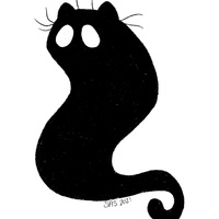 Black Cat Mini Prints (Buy 2 Get 1 Free!) - Thumbnail 6