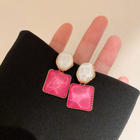 Women Geometric Irregular Water Ripple Earrings Party Fashion Jewelry Gifts - Thumbnail 3