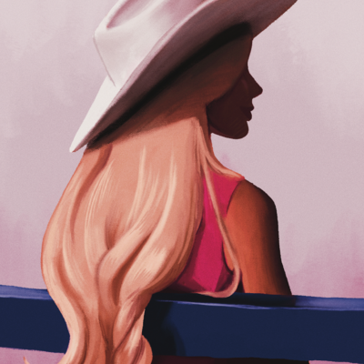 Western barbie print