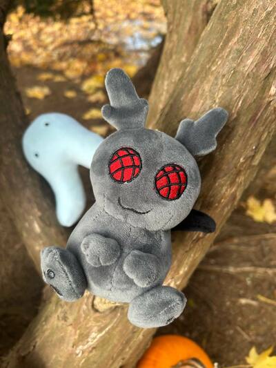 Mothman keychain plush