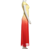 Solid color slim high waist fashionable one shoulder strap sleeveless dress - Thumbnail 2
