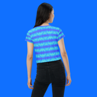 Blizzard Wave Crop Tee - Thumbnail 1