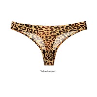 Sexy Leopard Thongs Women's Seamless Underpants Breathable Panties - Thumbnail 6