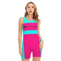 One Piece Neon Swimmers Swimsuits Multiple Colors  - Thumbnail 2