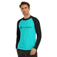Men's Long Sleeve Neon Swimmers Rash Guards multiple colors  - Thumbnail 7