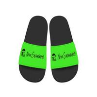 Men's  Neon Swimmers Slide Sandals In Multiple Colors  - Thumbnail 1