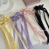 5 Pairs Fashion Simple Sweet Bow Ribbon Hair Clips For Women Girls Party Hair Accessories - Thumbnail 2