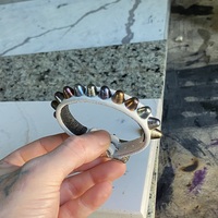 Rainbow Short British Stud Wristband - Thumbnail 8