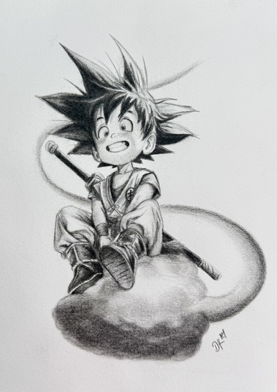 Kid Goku Drawing