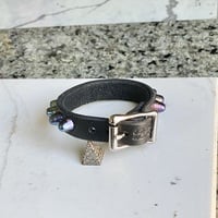 Self-Keeper buckle row blue-razz short british stud wristband - Thumbnail 9