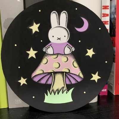 Pastel mushroom bunny 