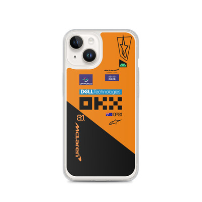 Oscar piastri mclaren f1 race suit 2025 magsafe clear case for iphone