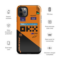 Oscar Piastri McLaren F1 race suit 2025 Tough Case for iPhone - Thumbnail 3