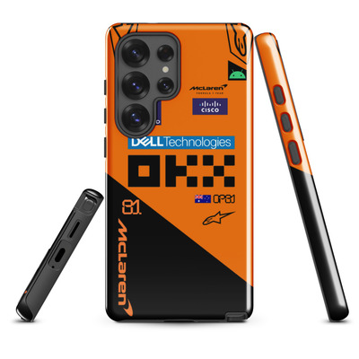Oscar Piastri McLaren F1 race suit 2025 Tough case for Samsung Galaxy
