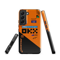 Oscar Piastri McLaren F1 race suit 2025 Tough case for Samsung Galaxy - Thumbnail 12